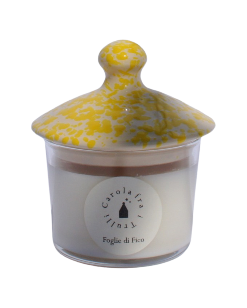 Scented Soy Wax Candle - Yellow