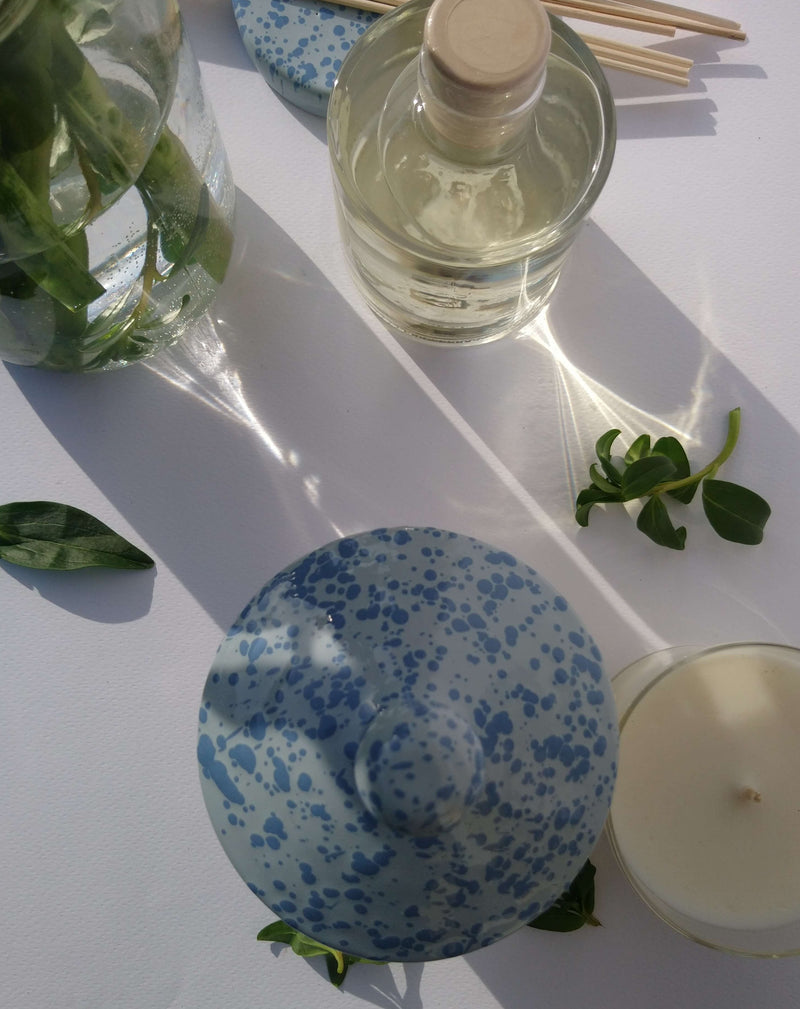 Scented Soy Wax Candle - Blue